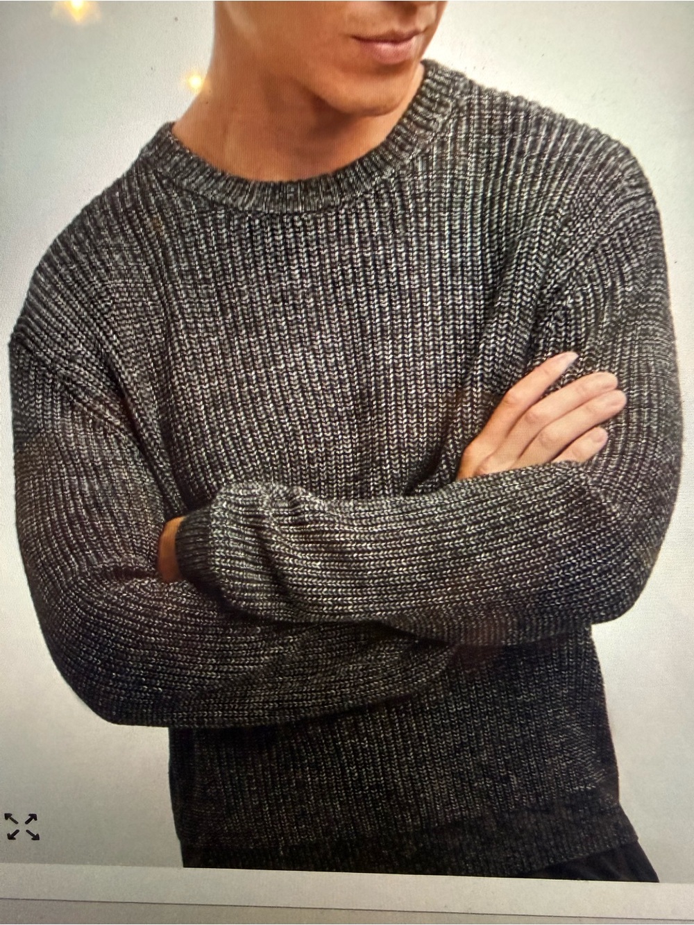 NWT Mode of One Gray Crewneck Sweater - Men’s Large
